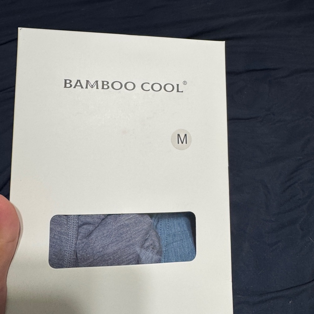 BAMBOO Cool Boxer Briefs - Gray and Blue